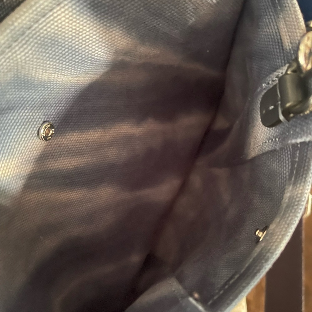 Coach Denim Blue Canvas Tote - Picture 3 of 11
